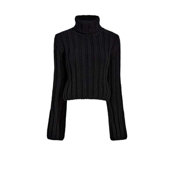 Khaite Kelly Sweater in Black | Knitwear | Luxury Shoes 