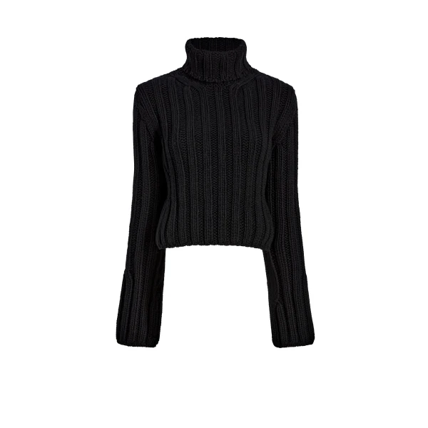 Khaite Kelly Sweater in Black | Knitwear | Luxury Shoes 