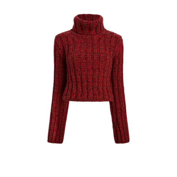 Khaite Kelly Sweater in Rust Multi | Knitwear | Luxury Shoes 