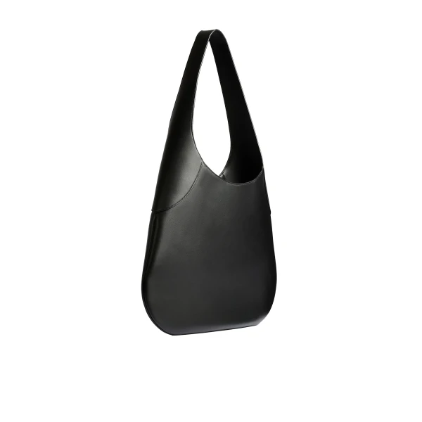 Large Joan Hobo in Black Leather - Image 2
