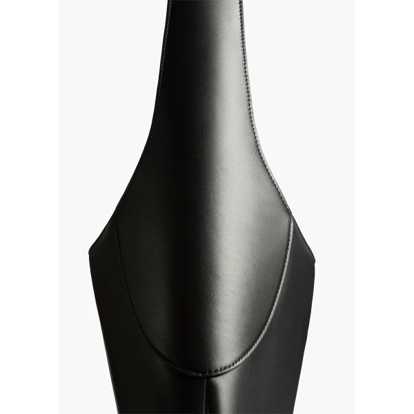Large Joan Hobo in Black Leather - Image 4