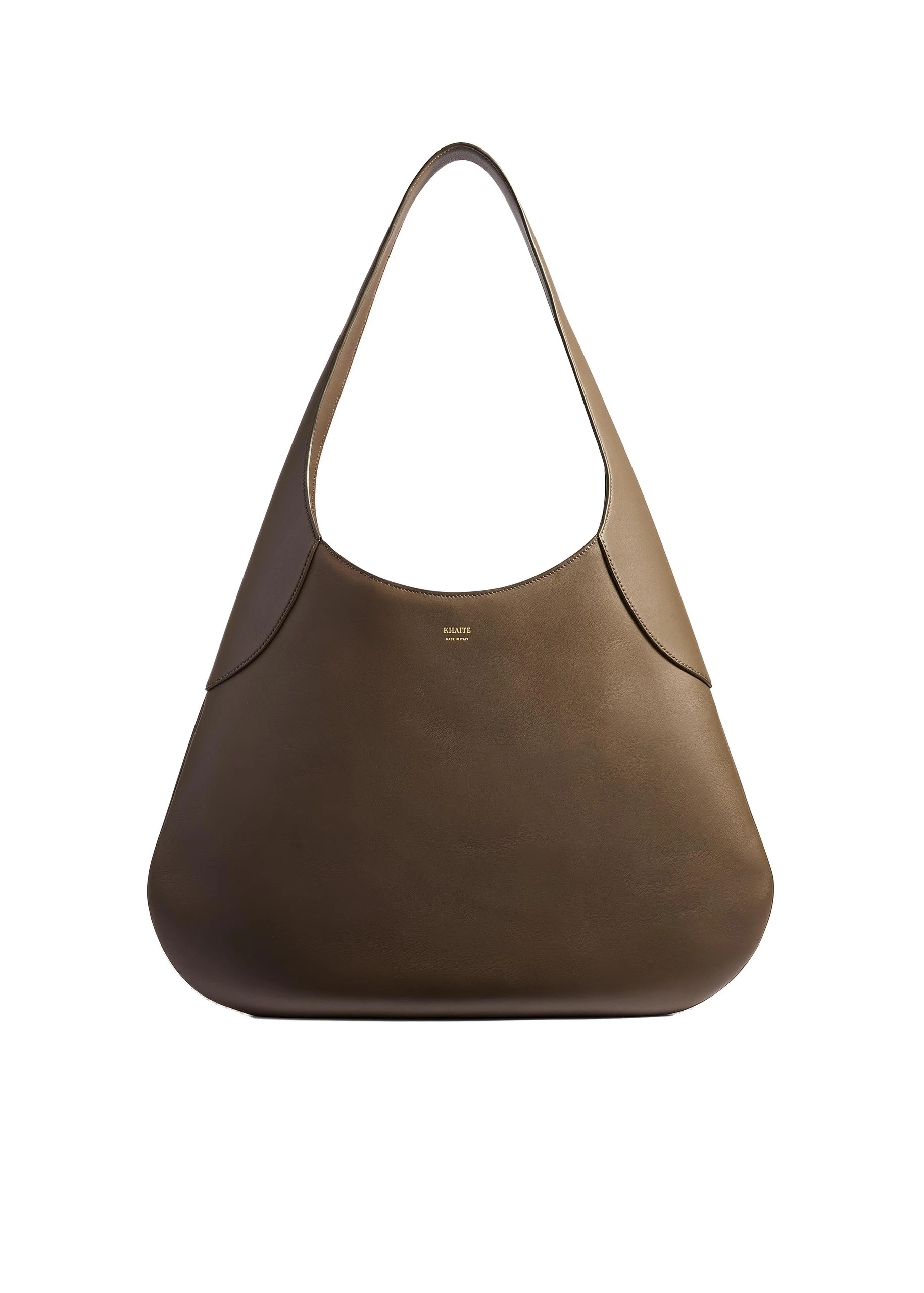 Khaite Large Joan Hobo in Elephant | Buy Bags at Luxury Shoes Khaite Large Joan Hobo in Elephant