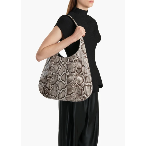 Large Joan Hobo in Natural Python - Image 3