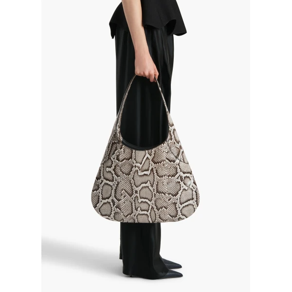 Large Joan Hobo in Natural Python - Image 6