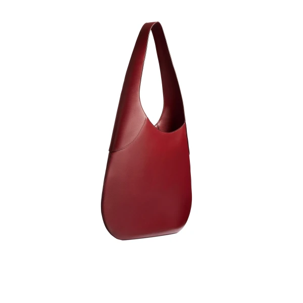 Large Joan Hobo in Oxblood Leather - Image 2