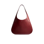 Khaite Large Joan Hobo in Oxblood Leather