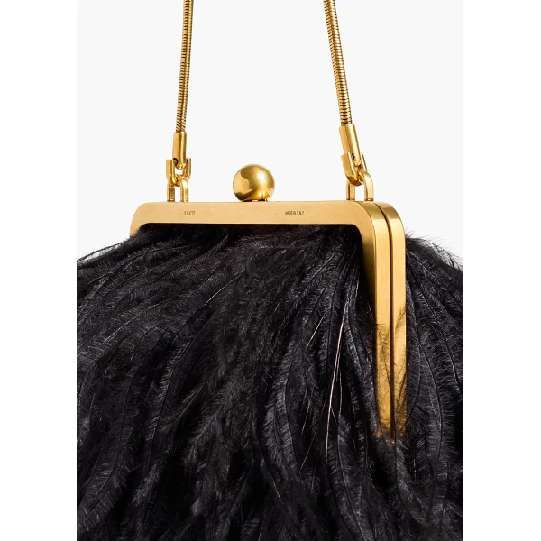 Lilith Chain Evening Bag in Black - Image 4
