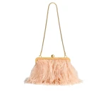 Khaite Lilith Chain Evening Bag in Desert Sand