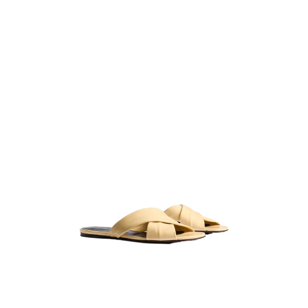 Liria Flat Sandal in Butter Glazed Leather - Image 2