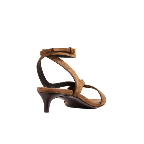 Liria Kitten Heel Sandal in Dattero Suede - Image 3