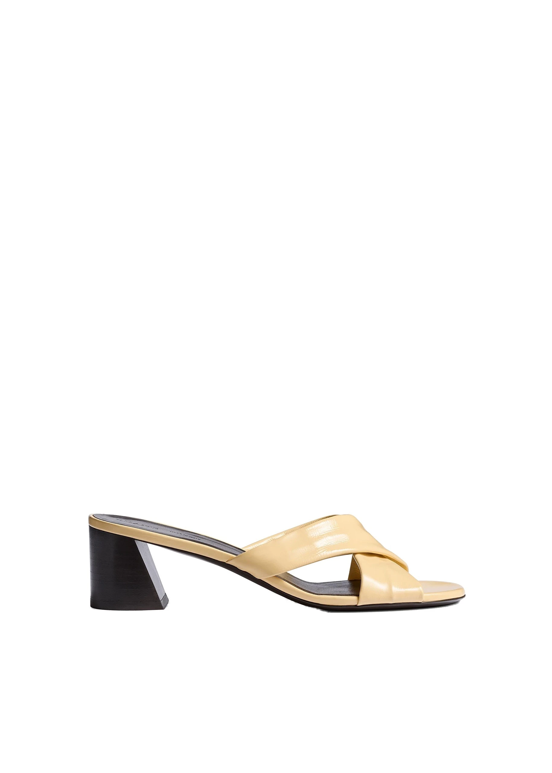Khaite Liria Sandal in Butter Glazed Leather | Buy Shoes at Luxury Shoes Khaite Liria Sandal in Butter Glazed Leather