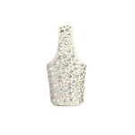 Khaite Livia Bag in Optic White Leather with Silver Studs