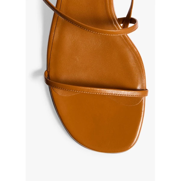 Loop Kitten Heel Sandal in Cuoio Leather - Image 4