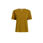 Khaite Mae T-Shirt in Dijon | Tops | Luxury Shoes 