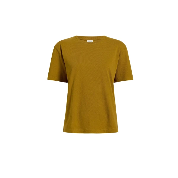 Khaite Mae T-Shirt in Dijon | Tops | Luxury Shoes 