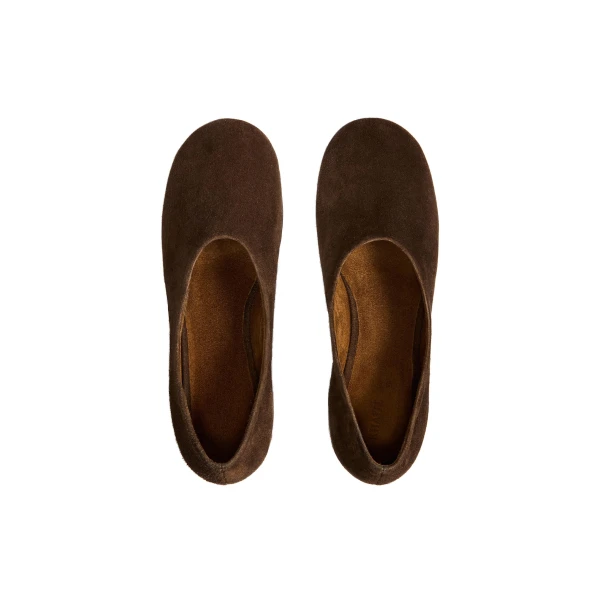 Marcy Pump in Ebano Suede - Image 6