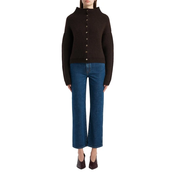 Marjorie Cardigan in Bark - Image 2