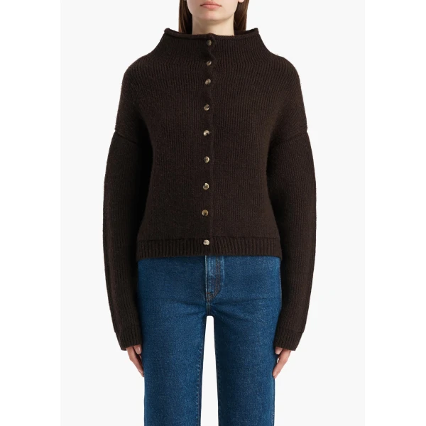 Marjorie Cardigan in Bark - Image 3