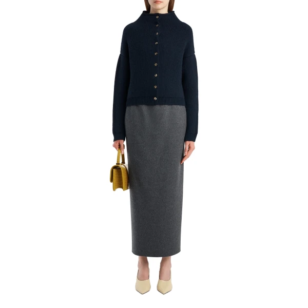 Marjorie Cardigan in Deep Navy - Image 2