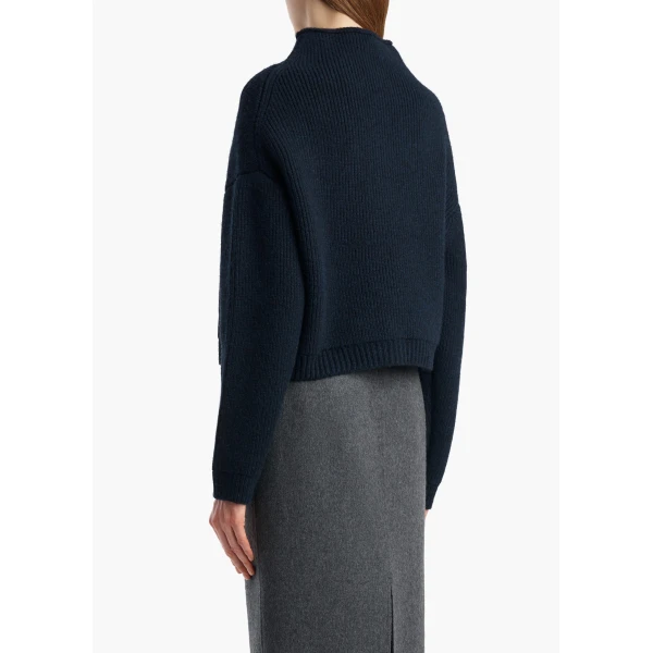 Marjorie Cardigan in Deep Navy - Image 4