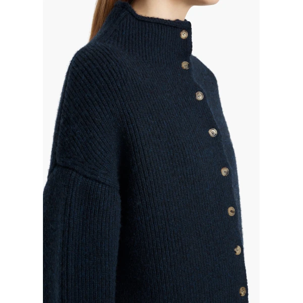 Marjorie Cardigan in Deep Navy - Image 5