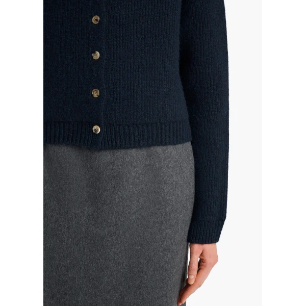 Marjorie Cardigan in Deep Navy - Image 6