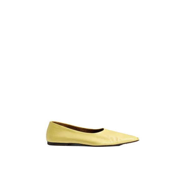 Marlene Ballerina in Pale Yellow - Image 6