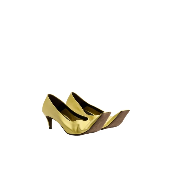 Marlene Low Pump in Pale Yellow - Image 2