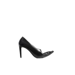 Khaite Marlene Pump in Black Glazed Leather