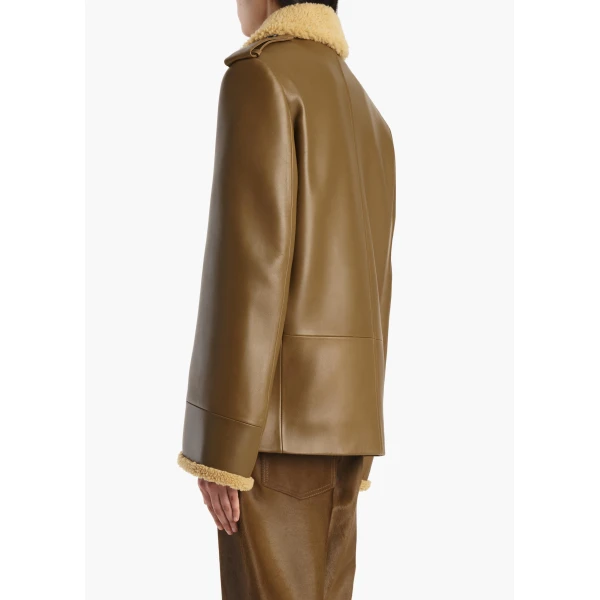 Marlot Coat in Dark Olive - Image 4
