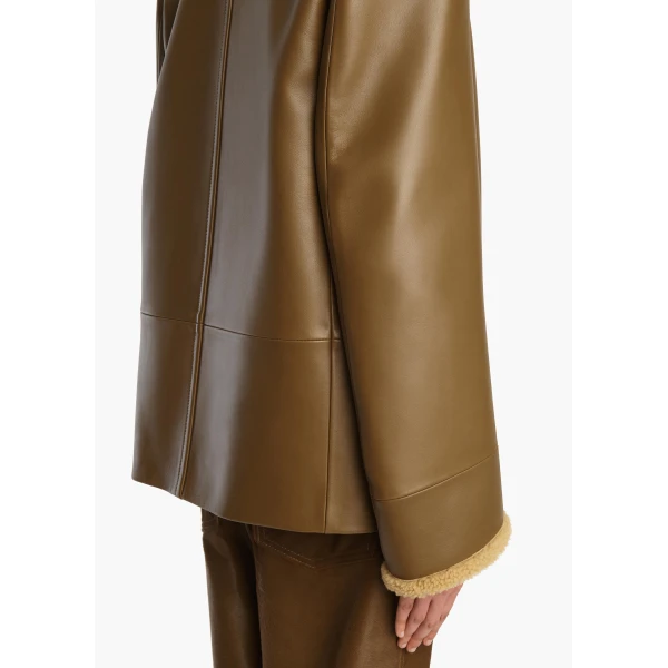 Marlot Coat in Dark Olive - Image 6