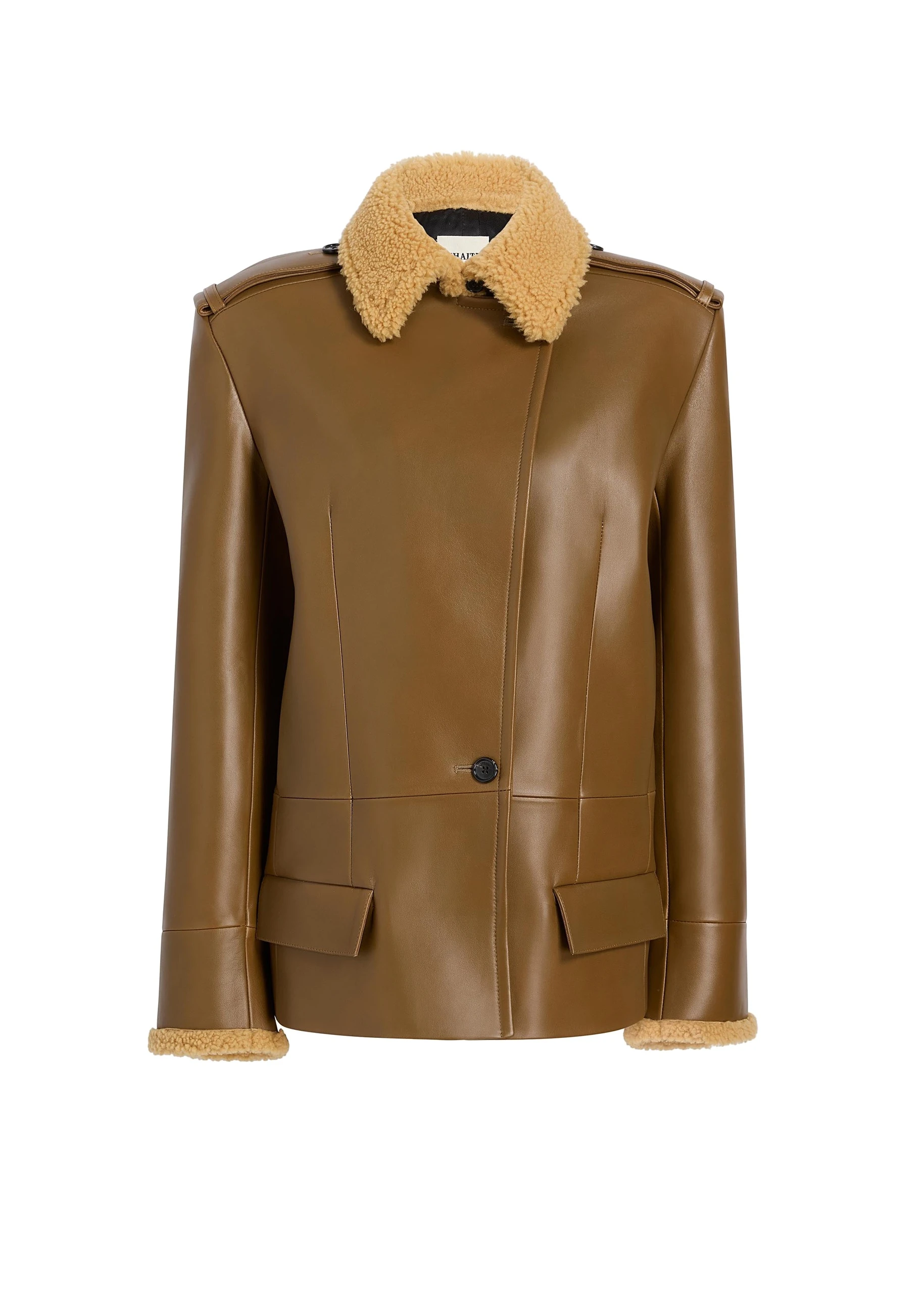 Khaite Marlot Coat in Dark Olive | Coats | Luxury Shoes Khaite Marlot Coat in Dark Olive | Coats | Luxury Shoes