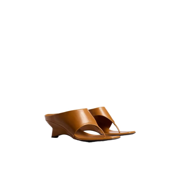 Marlow Mule in Cuoio Glazed Leather - Image 2