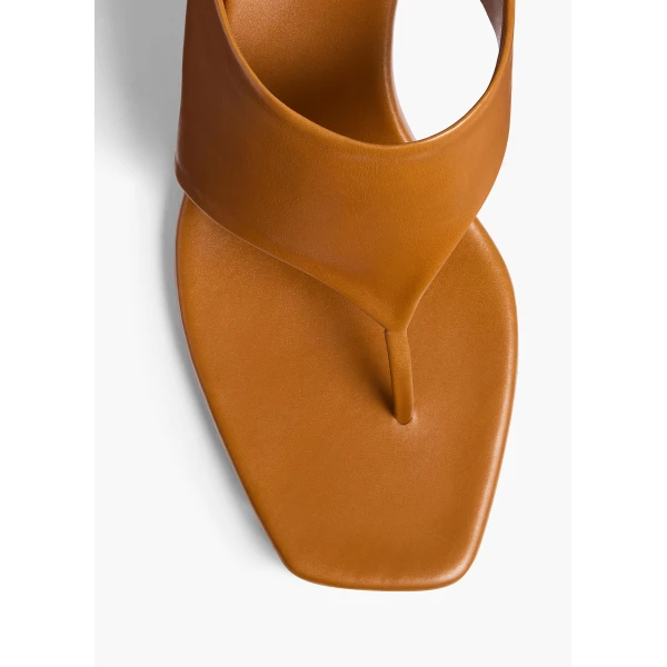 Marlow Mule in Cuoio Glazed Leather - Image 5