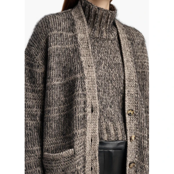 Maura Cardigan in Sepia and Black Multi - Image 6