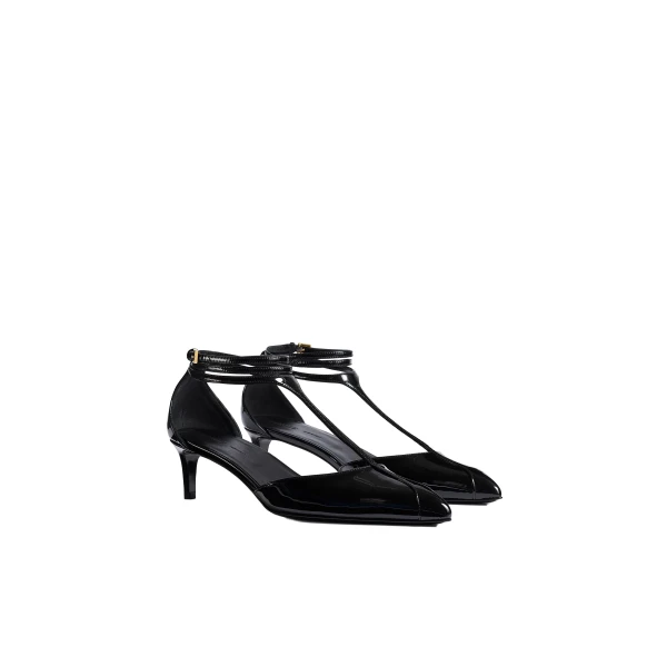 Mia Pump in Black Patent Leather - Image 2