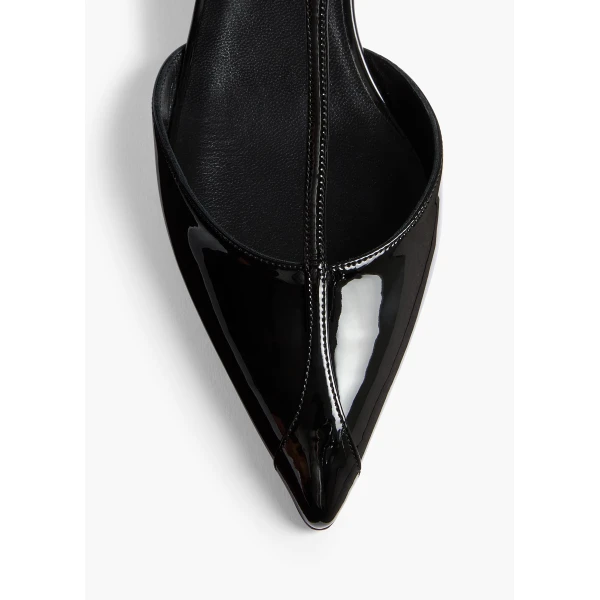Mia Pump in Black Patent Leather - Image 5