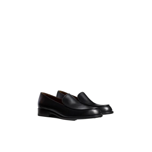 Miles Loafer in Black Leather - Image 2