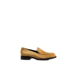 Khaite Miles Loafer in Goldenrod Suede