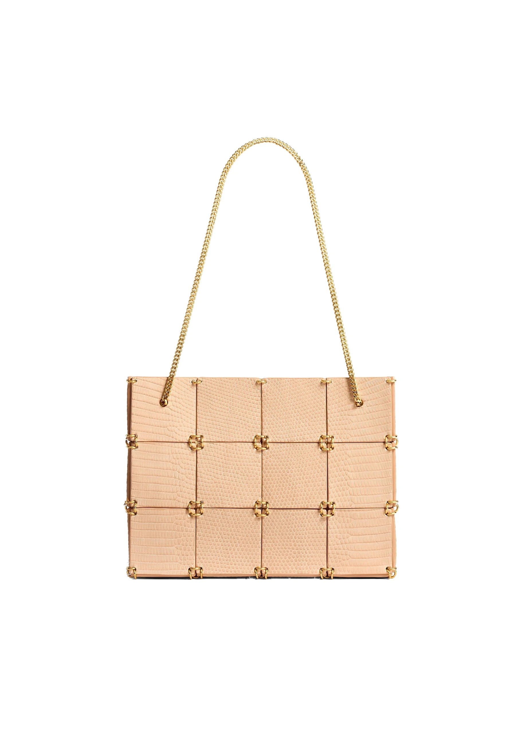 Khaite Mini Emma Bag in Desert Sand Lizard | Buy Bags at Luxury Shoes Khaite Mini Emma Bag in Desert Sand Lizard