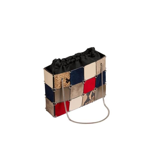 Mini Emma Bag in Ruby Multi - Image 2