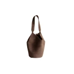 Khaite Mini Lotus Tote in Cedar Suede