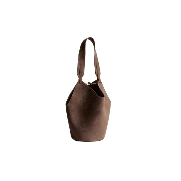 Mini Lotus Tote in Cedar Suede