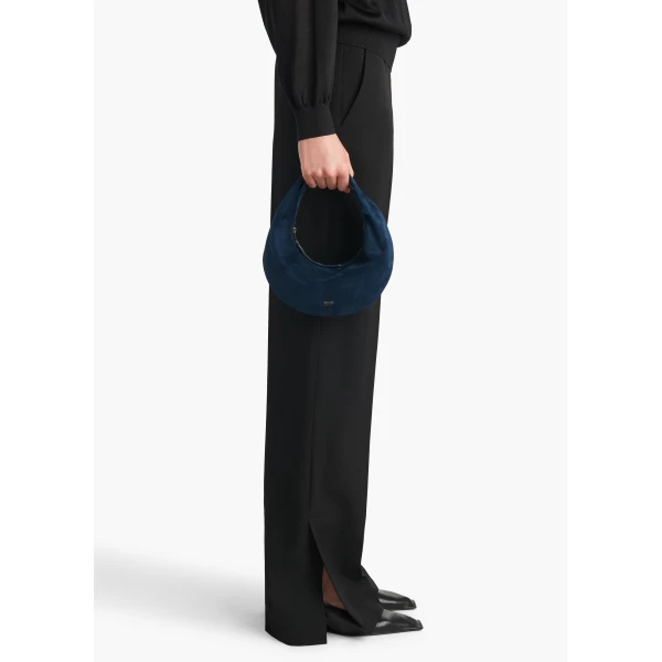 Mini Olivia Hobo in Midnight Navy Suede - Image 3