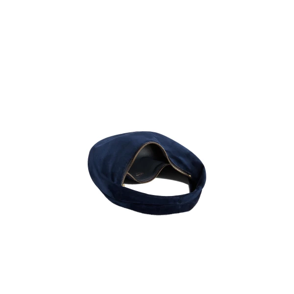 Mini Olivia Hobo in Midnight Navy Suede - Image 5