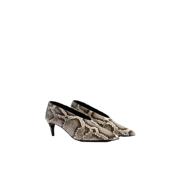 Miriam Low Pump in Natural Python - Image 2