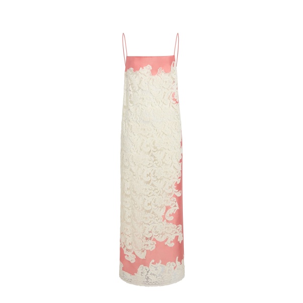 Khaite Nevis Dress in Coral | Dresses | Luxury Shoes 