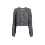 Khaite Niels Cardigan in Sterling | Knitwear | Luxury Shoes 