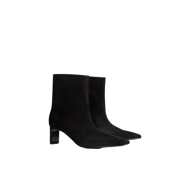 Ona Ankle Boot in Black Suede - Image 2