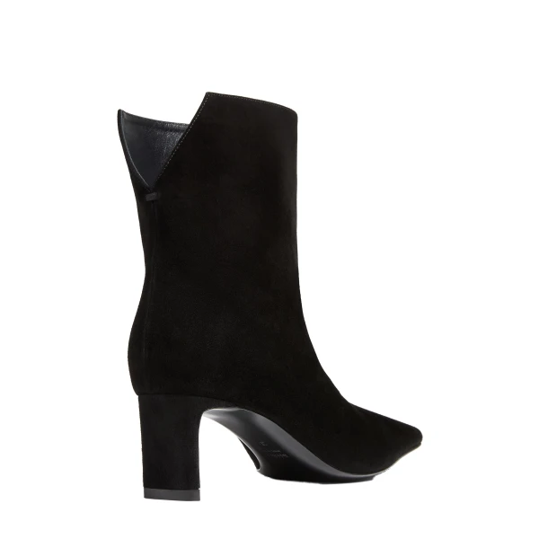 Ona Ankle Boot in Black Suede - Image 4